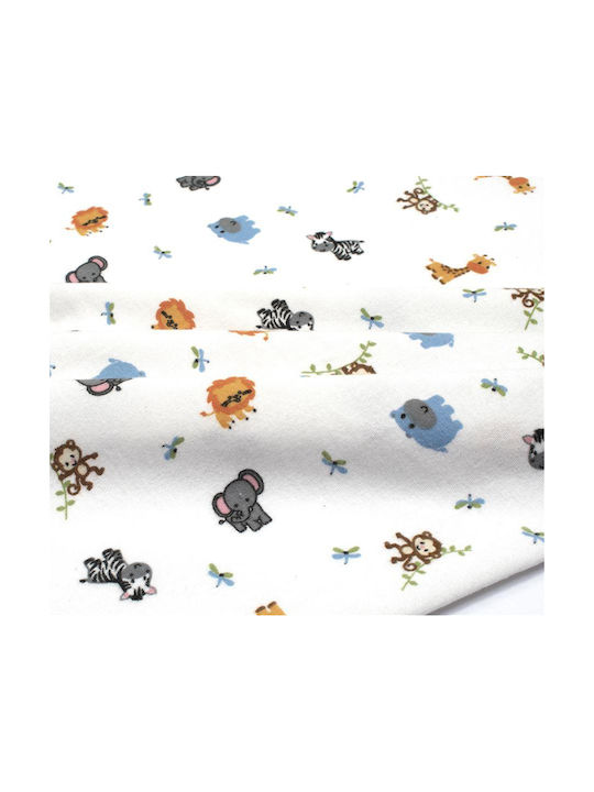 Dimcol Kids Duvet Cover Single Cotton White 160x240cm