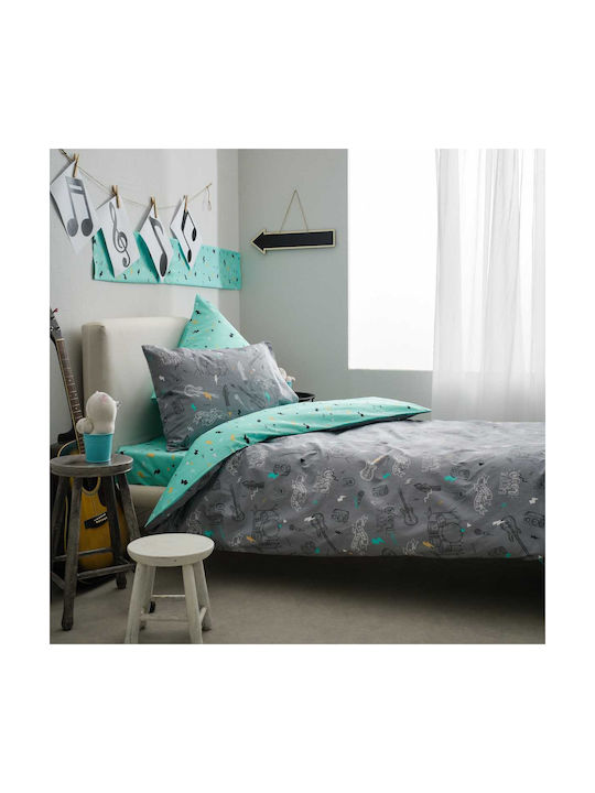 Vesta Home Комплект Детска Завивка Еднолицева Сива Vesta Home Комплект Детска Завивка Еднолицева Сива