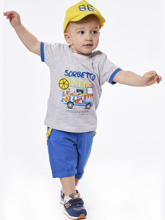 Kids' Set with Shorts Summer 2pcs Gray