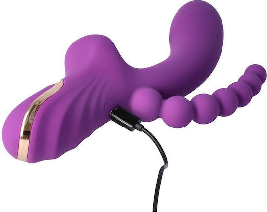 Langloys Leto Vibrator Iepurele 22.1cm Violet