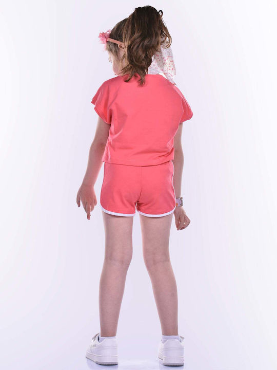 Kinder-Set mit Shorts Sommer 2Stück Fuchsie Change