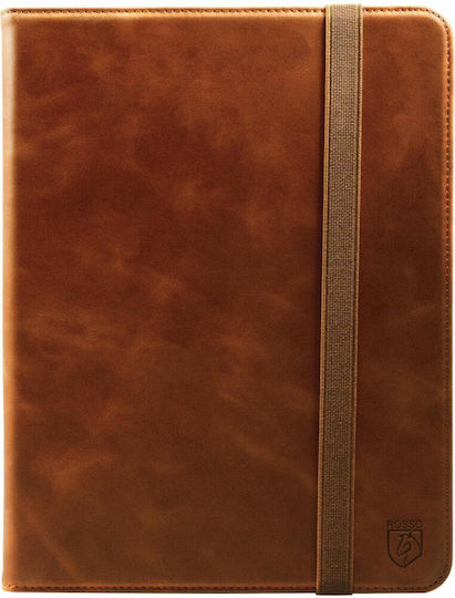 Rosso Deluxe Flip Cover Δερμάτινη Καφέ (Samsung Galaxy Tab S10 Plus, S9 Plus)