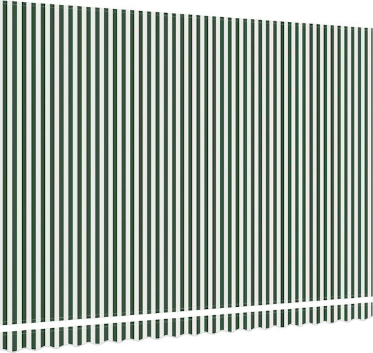 vidaXL Τεντόπανο Πράσινο 3.5x4.5m