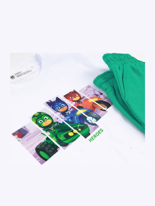 Kinder-Set mit Shorts Sommer 2Stück Grün
