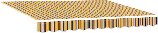 vidaXL Material pentru copertină Multicolor 2x3m