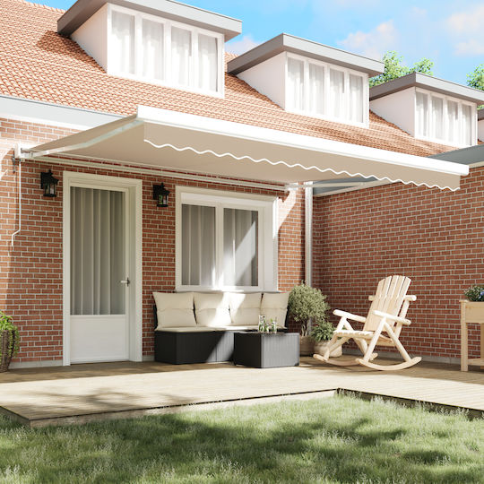 vidaXL Markisenstoff Beige 3.5x4m