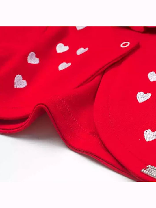 Kids' Set with Shorts Summer 3pcs Red