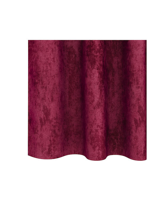 vidaXL Set of Burgundy Window Curtains with Grommets 140x140cm