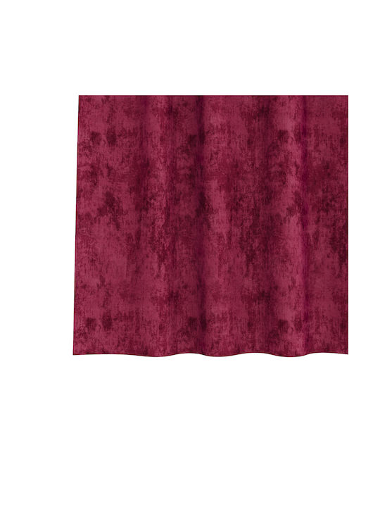 vidaXL Set Window Curtains With Burgundy Tunnel 140x140cm