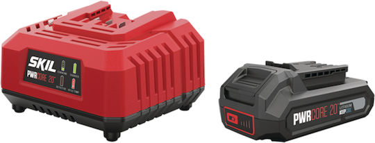 Skil D00386 Trim Router 20V Fără perii 1x2Ah cu Sistem de Aspirație