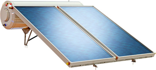 ILIOsak Pro Low Încălzitor solar de apă 200 litri Sticlă Dublă acțiune cu colector de 4 metri pătrați Încălzitoare solare de apă
