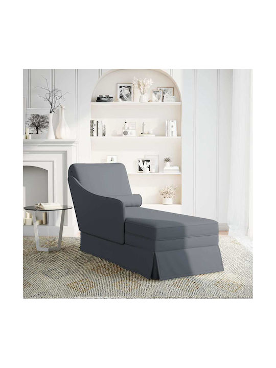 vidaXL Chesterfield Samt Liegestuhl