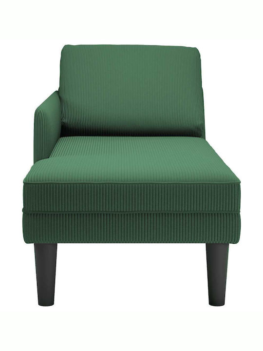 Fabric Recliner Green L132xW56xH72cm