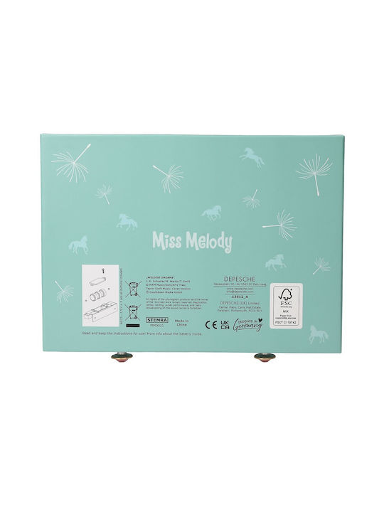 Miss Melody Copii caseta de bijuterii pentru copii 1buc 413612 Verde