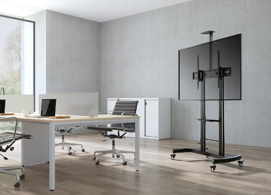 Gembird TVS-100T-02 Βάση Τηλεόρασης Δαπέδου έως 100"