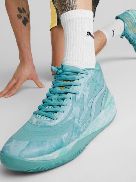 MB.02 High Basketball Shoes Turquoise