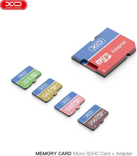XO microSDHC 128GB Class 10 UHS-I 70MB/s με αντάπτορα