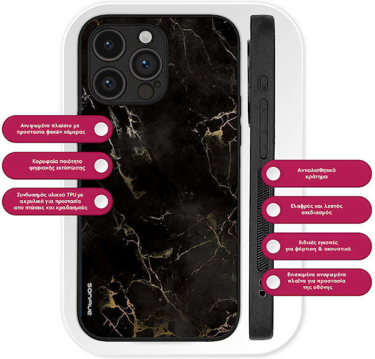Sonique Marble Series Case Google Pixel 9a 5g Black 01