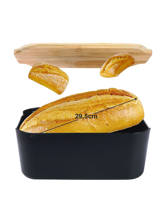 Black Bread Box Bamboo Board 259301
