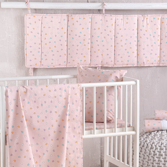 Rythmos Tiny Heart Crib Bumpers Classic Inside Somon 43x200cm