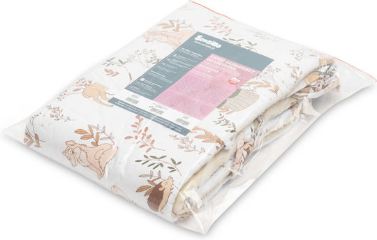 Sensillo Crib Bumpers Classic Inside Beige 30x180cm