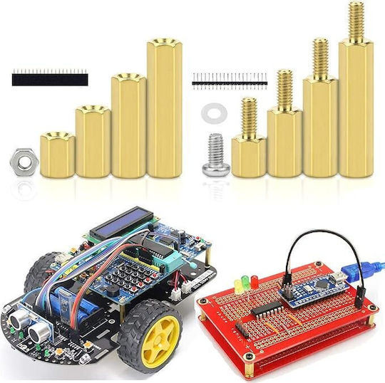Set Spacers M3 250 Bucăți Șuruburi Șaibe Șaibe din Oțel Inoxidabil și Cupru Tip Raspberry Pi Placă de Bază Pcb Board Electronice diverse