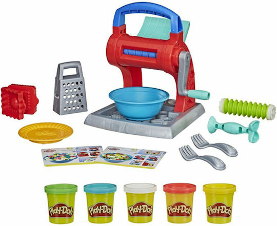 Hasbro Play-Doh Plasticine - Kitchen Creations Noodle Party Game for Ages 3+, 5 Pieces