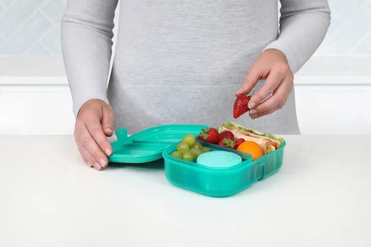 Sistema Plastic Lunch Box Green 1100ml