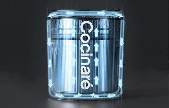 Cocinare Кутия за обяд Inox Черен 1бр