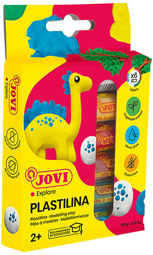 Jovi Plasticine In Box For Ages 3+ 6pcs