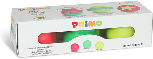 Primo Plasticină Pentru 3+ Ani 3 Bucăți