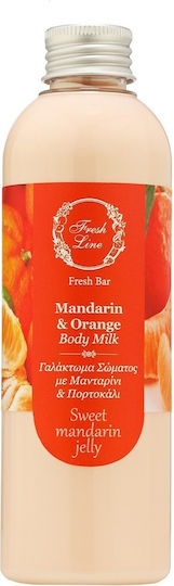 Fresh Line Mandarin & Orange Ενυδατική Lotion Σώματος για Όλες τις Επιδερμίδες 200ml