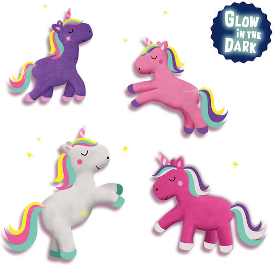 Ses Creative 4 Тесто За Моделиране Пластелини Unicorn Glow In The Dark За 2+ Години