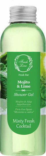 Fresh Line Mojito & Lime Bubble Bath Gel with Glycerin & Citrus Scent 200ml