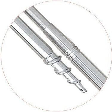 Adjustable Baracuda A5 Support Stainless Steel 85-150 Cm Drill