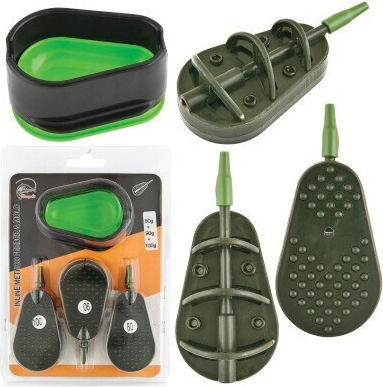 Feeder Method Baiting Set Bait Press Acc 04 Hd082 3 Pcs Set 80 90 100 G