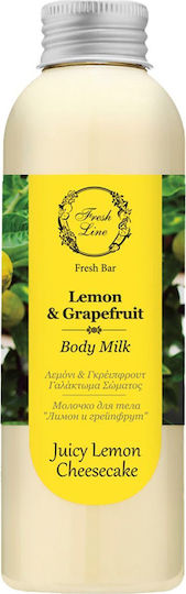 Fresh Line Lemon & Grapefruit Moisturizing Body Lotion with Shea Butter for All Skin Types 200ml