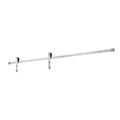 Vevor Sliding Door Mechanism for Wooden Door 243.84cm Silver