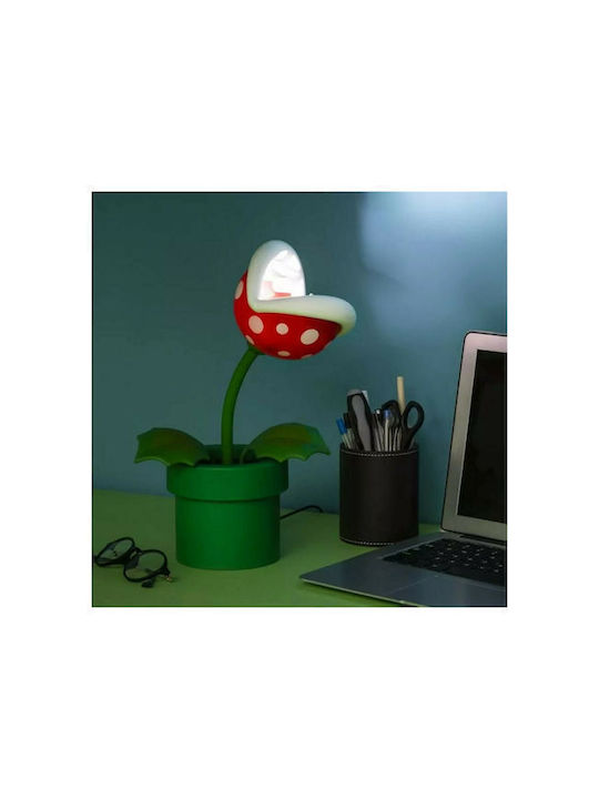 Paladone Παιδικό Διακοσμητικό Φωτιστικό Super Mario Mini Piranha Plant Πράσινο 21.3εκ.