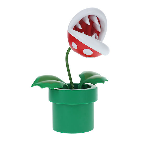 Paladone Lampă decorativă pentru copii Super Mario Mini Piranha Plant Verde 21.3εκ.
