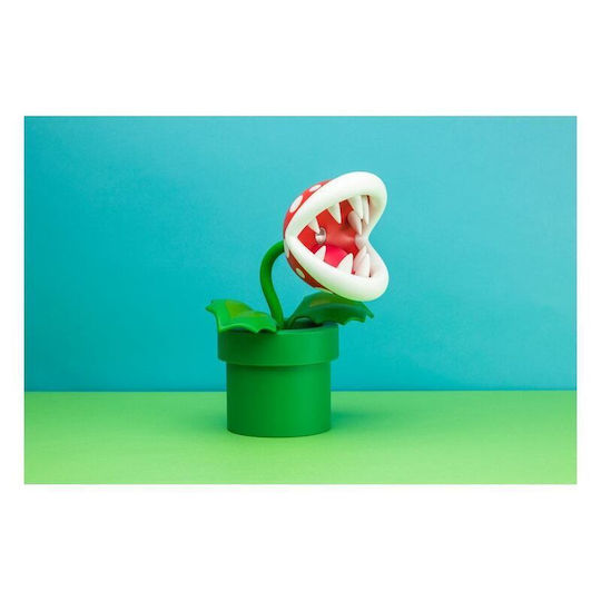 Paladone Lampă decorativă pentru copii Super Mario Mini Piranha Plant Verde 21.3εκ.