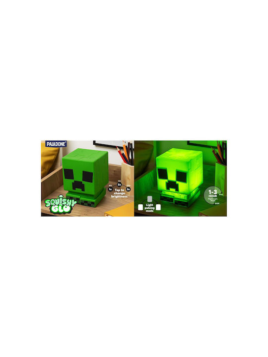 Paladone Παιδικό Διακοσμητικό Φωτιστικό Creeper Πράσινο 15x12.5x11.7εκ.