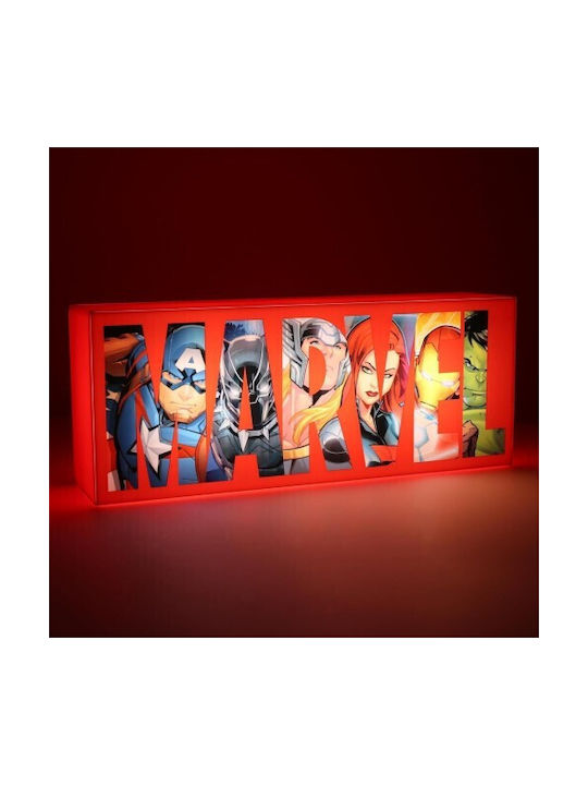 Paladone Детско Декоративно Осветление Avengers Logo Light Черен 30x6.5см