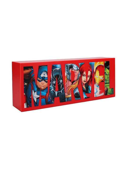 Paladone Детско Декоративно Осветление Avengers Logo Light Черен 30x6.5см