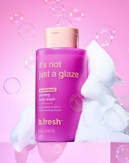 B.Fresh Schaumbad in Gel mit Niasinamid für Nährend 473ml