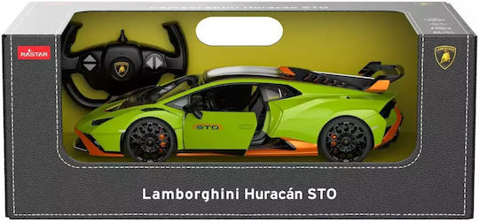 Дистанционно Управляем Автомобил Lamborghini Huracan Sto Зелен 1:14 Maщаб