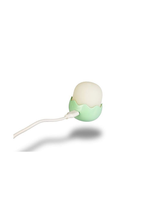 Mega Light Παιδικό Διακοσμητικό Φωτιστικό Baby Eggy Πράσινο 5x5x5.7εκ.