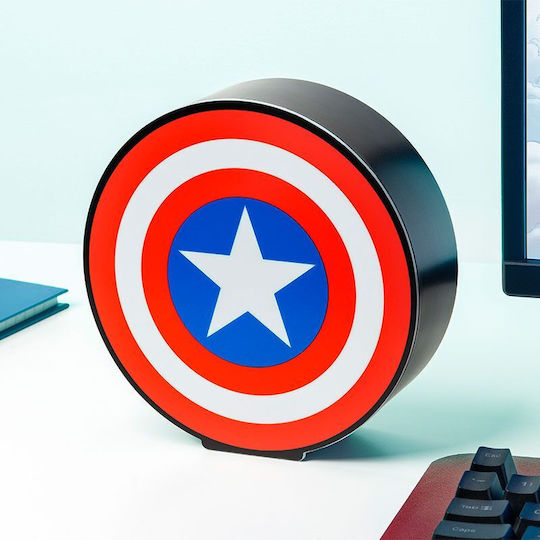 Paladone Детско Декоративно Осветление Captain America Многоцветен 15x15x15εκ.