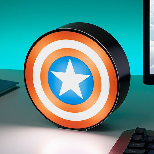 Paladone Детско Декоративно Осветление Captain America Многоцветен 15x15x15εκ.