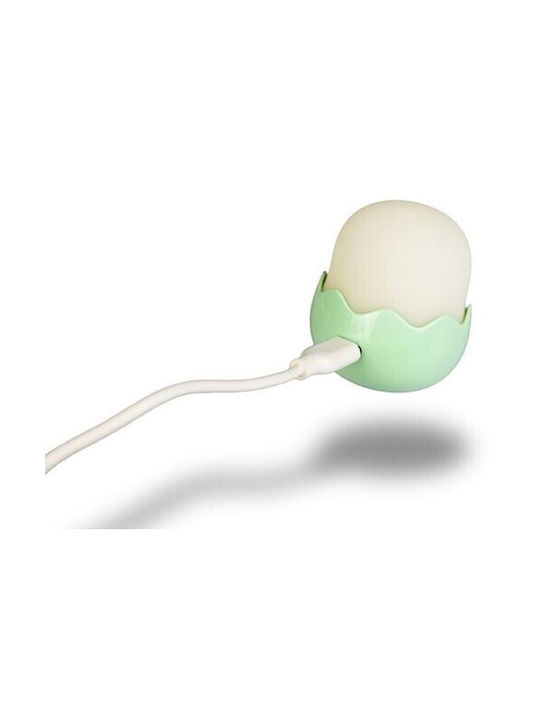 Mega Light Παιδικό Διακοσμητικό Φωτιστικό Eggy & Friends Baby Eggy Pastel Κίτρινο 5x5x5.7εκ. Yellow